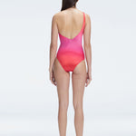 Solene Gradient One Shoulder Satin Swimsuit | Moeva | Swimsuit | Each week unveils new pieces—luxury swimwear, fluid resort silhouettes, and elevated summer-to-evening essentials designed to carry you from coastal escapes to city nights.