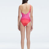 Solene Gradient One Shoulder Satin Swimsuit | Moeva | One-Piece | Each week unveils new pieces—luxury swimwear, fluid resort silhouettes, and elevated summer-to-evening essentials designed to carry you from coastal escapes to city nights.