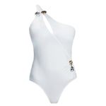 Solene White One Shoulder Swimsuit | Moeva | Swimsuit | Each week unveils new pieces—luxury swimwear, fluid resort silhouettes, and elevated summer-to-evening essentials designed to carry you from coastal escapes to city nights.