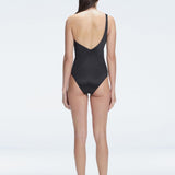Solene Black One Shoulder Swimsuit | Moeva | One-Piece | Each week unveils new pieces—luxury swimwear, fluid resort silhouettes, and elevated summer-to-evening essentials designed to carry you from coastal escapes to city nights.