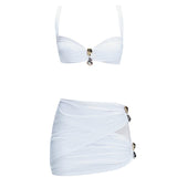 Siena White Mesh Detail Mini Skirt | Moeva | Beachwear Skirts | Each week unveils new pieces—luxury swimwear, fluid resort silhouettes, and elevated summer-to-evening essentials designed to carry you from coastal escapes to city nights.