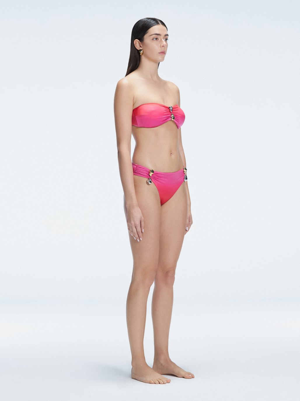 Ilana Gradient Bandeau Satin Bikini Top | Moeva | Bikini Top | Each week unveils new pieces—luxury swimwear, fluid resort silhouettes, and elevated summer-to-evening essentials designed to carry you from coastal escapes to city nights.