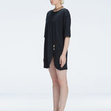 Lavinia Accessorised Cotton Maxi T-Shirt | Moeva | Beachwear Dresses | Each week unveils new pieces—luxury swimwear, fluid resort silhouettes, and elevated summer-to-evening essentials designed to carry you from coastal escapes to city nights.