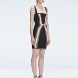 Anais Black Degraded Square Neck Mini Dress | Moeva | Dress | Each week unveils new pieces—luxury swimwear, fluid resort silhouettes, and elevated summer-to-evening essentials designed to carry you from coastal escapes to city nights.