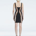Anais Black Degraded Square Neck Mini Dress | Moeva | Dress | Each week unveils new pieces—luxury swimwear, fluid resort silhouettes, and elevated summer-to-evening essentials designed to carry you from coastal escapes to city nights.