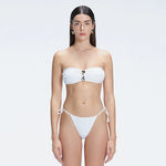 Ilana White Bandeu Full Coverage Piece Bikini Set | Moeva | Bikini Set | Each week unveils new pieces—luxury swimwear, fluid resort silhouettes, and elevated summer-to-evening essentials designed to carry you from coastal escapes to city nights.