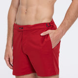 Jack Red Swim Bulldog Swim Shorts | Moeva | Men Swim Stretch Shorts | Each week unveils new pieces—luxury swimwear, fluid resort silhouettes, and elevated summer-to-evening essentials designed to carry you from coastal escapes to city nights.
