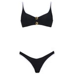 Irene Black-White Mid Coverage Bikini Bottom | Moeva | Bikini Bottom | Each week unveils new pieces—luxury swimwear, fluid resort silhouettes, and elevated summer-to-evening essentials designed to carry you from coastal escapes to city nights.