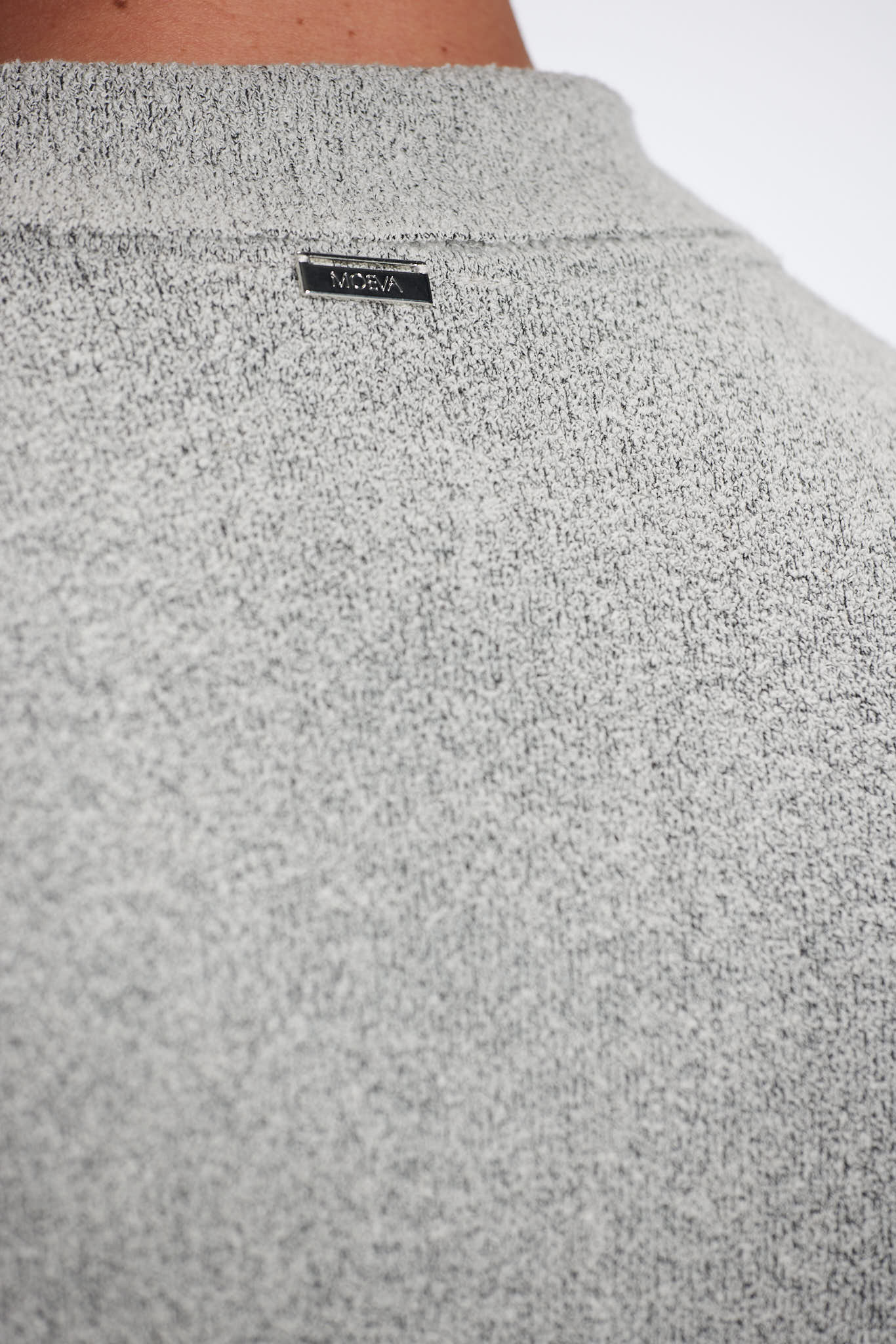 Atticus Grey V-Neck Polo T-Shirt | Moeva | T-shirt | Each week unveils new pieces—luxury swimwear, fluid resort silhouettes, and elevated summer-to-evening essentials designed to carry you from coastal escapes to city nights.