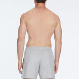 Louis Light Grey Quick-Dry Swim Shorts | Moeva | Men Ultralight Swim Shorts | Each week unveils new pieces—luxury swimwear, fluid resort silhouettes, and elevated summer-to-evening essentials designed to carry you from coastal escapes to city nights.