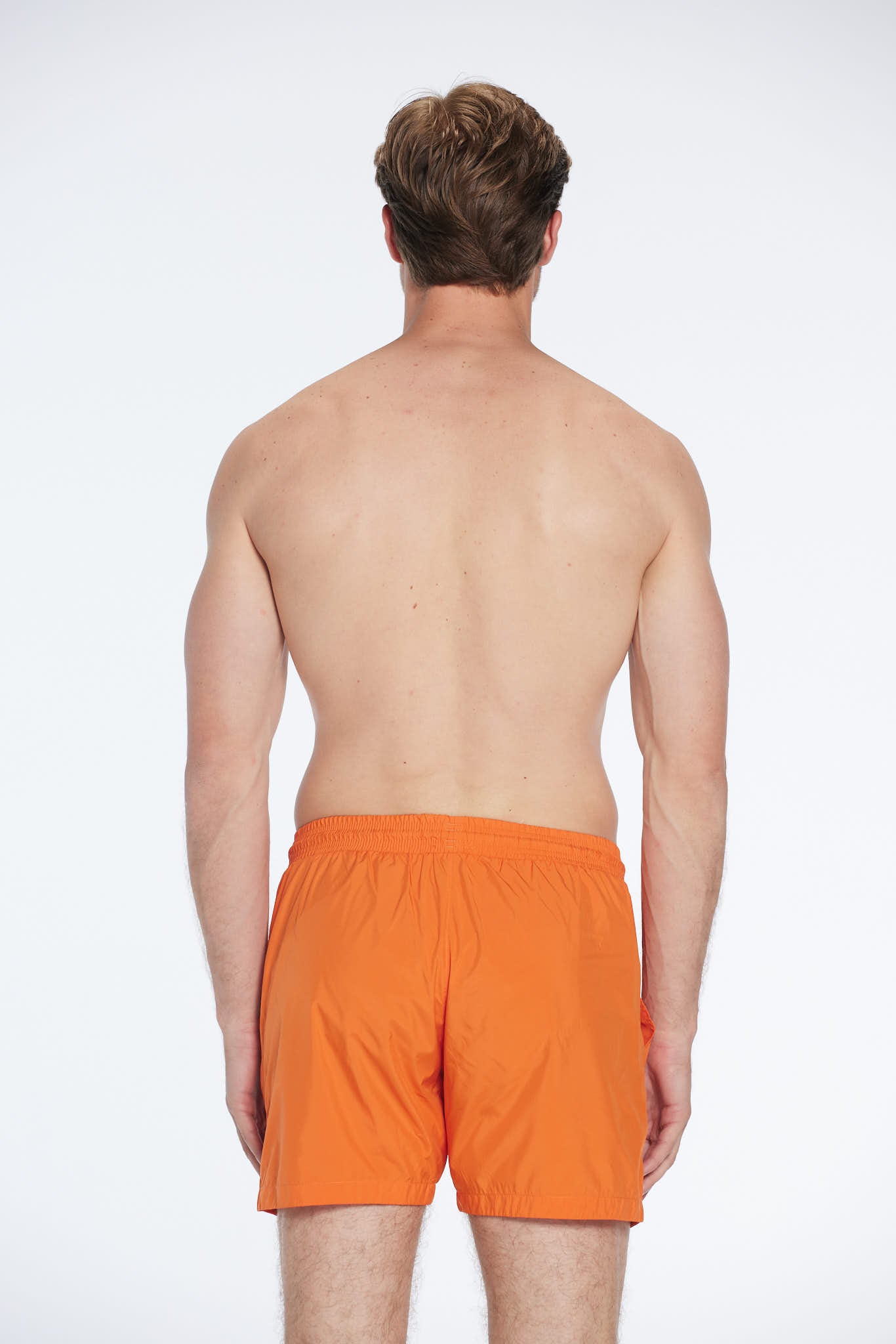 Louis Orange Quick-Dry Swim Shorts | Moeva | Men Ultralight Swim Shorts | Each week unveils new pieces—luxury swimwear, fluid resort silhouettes, and elevated summer-to-evening essentials designed to carry you from coastal escapes to city nights.