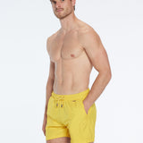 Louis Yellow Quick-Dry Swim Shorts | Moeva | Men Ultralight Swim Shorts | Each week unveils new pieces—luxury swimwear, fluid resort silhouettes, and elevated summer-to-evening essentials designed to carry you from coastal escapes to city nights.