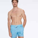 Louis Turquoise Quick-Dry Swim Shorts | Moeva | Men Ultralight Swim Shorts | Each week unveils new pieces—luxury swimwear, fluid resort silhouettes, and elevated summer-to-evening essentials designed to carry you from coastal escapes to city nights.