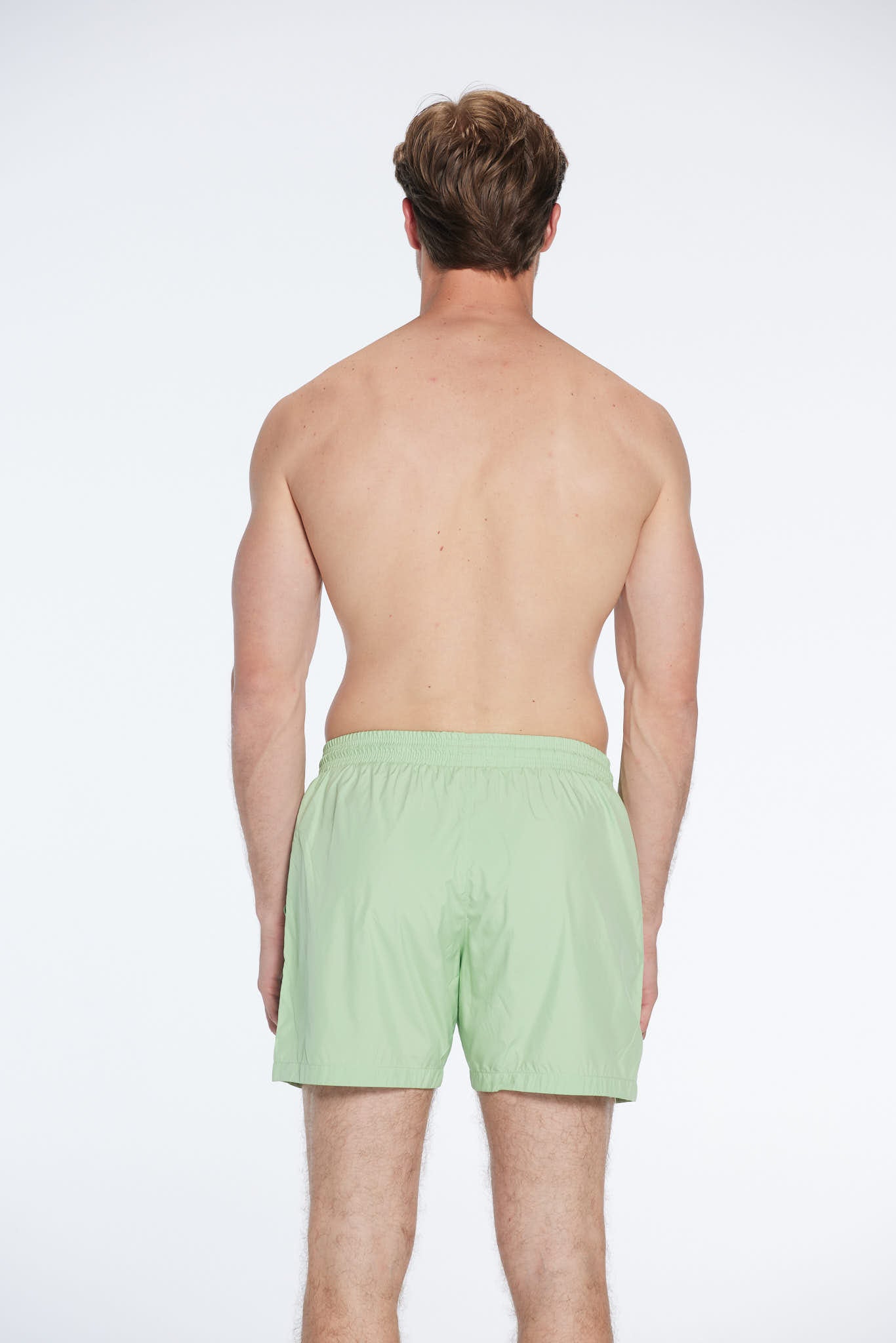 Louis Mint Green Quick-Dry Swim Shorts | Moeva | Men Ultralight Swim Shorts | Each week unveils new pieces—luxury swimwear, fluid resort silhouettes, and elevated summer-to-evening essentials designed to carry you from coastal escapes to city nights.