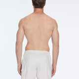 Louis White Quick-Dry Swim Shorts | Moeva | Men Ultralight Swim Shorts | Each week unveils new pieces—luxury swimwear, fluid resort silhouettes, and elevated summer-to-evening essentials designed to carry you from coastal escapes to city nights.