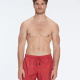 Louis Red Quick-Dry Swim Shorts | Moeva | Men Ultralight Swim Shorts | Each week unveils new pieces—luxury swimwear, fluid resort silhouettes, and elevated summer-to-evening essentials designed to carry you from coastal escapes to city nights.