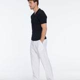 Mark Black Cotton V-Neck Polo T-Shirt | Moeva | | Each week unveils new pieces—luxury swimwear, fluid resort silhouettes, and elevated summer-to-evening essentials designed to carry you from coastal escapes to city nights.