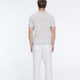 Mark Grey Cotton V-Neck Polo T-Shirt | Moeva | | Each week unveils new pieces—luxury swimwear, fluid resort silhouettes, and elevated summer-to-evening essentials designed to carry you from coastal escapes to city nights.