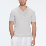 Mark Grey Cotton V-Neck Polo T-Shirt | Moeva | | Each week unveils new pieces—luxury swimwear, fluid resort silhouettes, and elevated summer-to-evening essentials designed to carry you from coastal escapes to city nights.