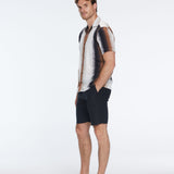 Caspian Black Degraded Cotton Camp-Collar Shirt | Moeva | | Each week unveils new pieces—luxury swimwear, fluid resort silhouettes, and elevated summer-to-evening essentials designed to carry you from coastal escapes to city nights.