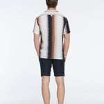 Caspian Black Degraded Tencel Camp-Collar Shirt | Moeva | Shirt | Each week unveils new pieces—luxury swimwear, fluid resort silhouettes, and elevated summer-to-evening essentials designed to carry you from coastal escapes to city nights.