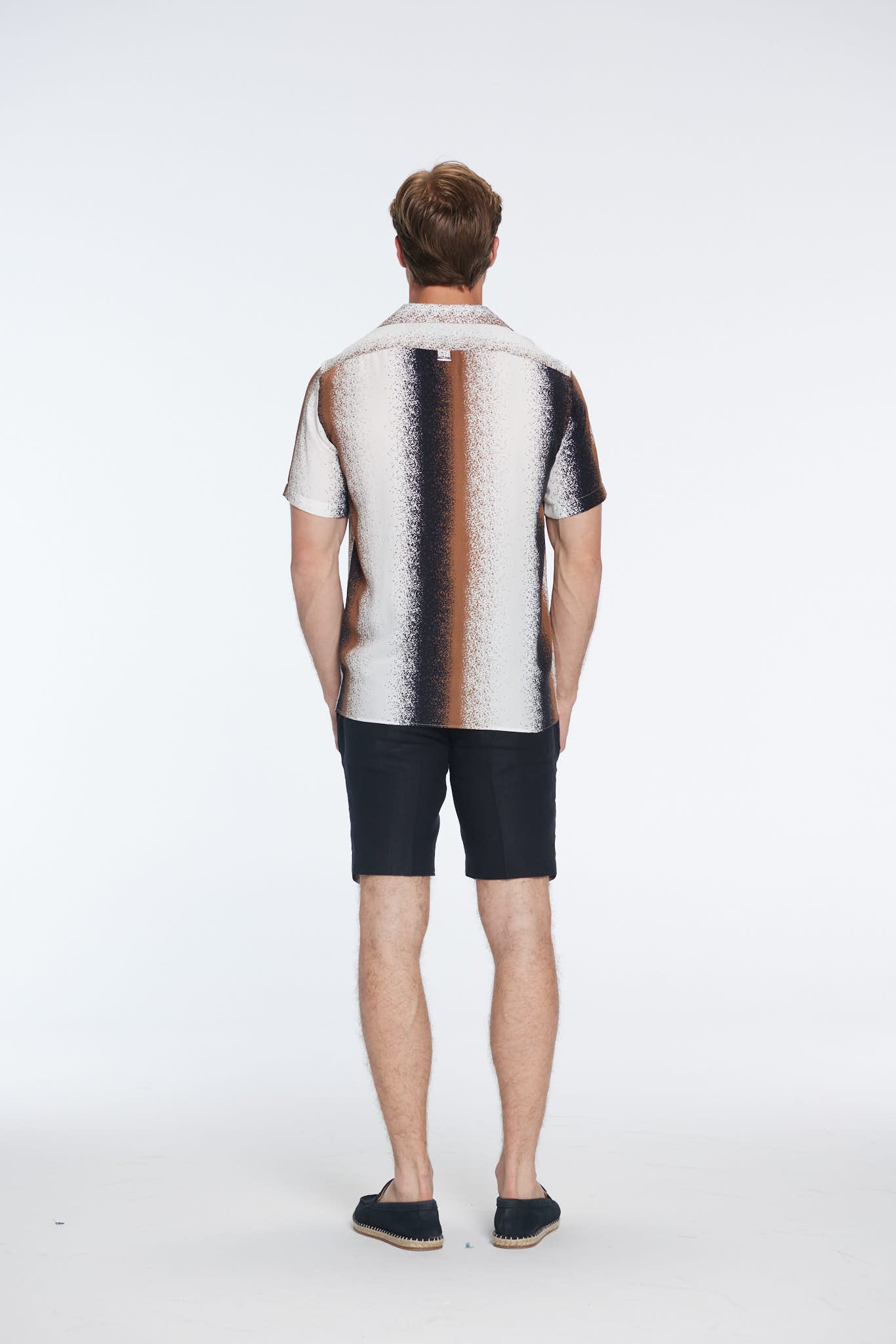 Caspian Black Degraded Cotton Camp-Collar Shirt | Moeva | | Each week unveils new pieces—luxury swimwear, fluid resort silhouettes, and elevated summer-to-evening essentials designed to carry you from coastal escapes to city nights.