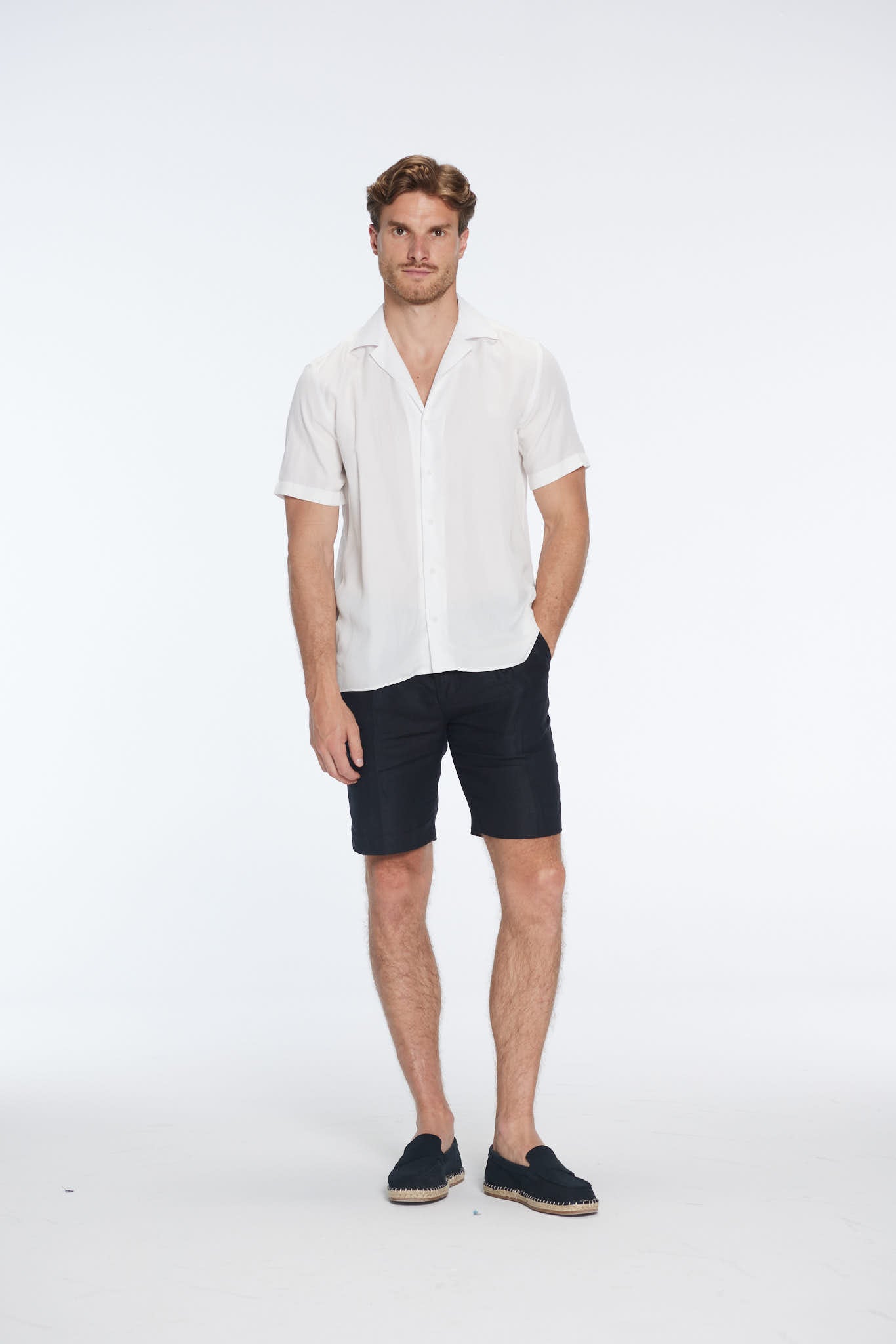 Caspian White Cotton Camp-Collar Shirt | Moeva | | Each week unveils new pieces—luxury swimwear, fluid resort silhouettes, and elevated summer-to-evening essentials designed to carry you from coastal escapes to city nights.