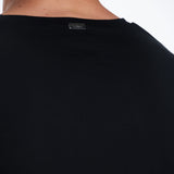 Rex Black V-Neck Cotton T-Shirt | Moeva | Men V-Neck Shirts | Each week unveils new pieces—luxury swimwear, fluid resort silhouettes, and elevated summer-to-evening essentials designed to carry you from coastal escapes to city nights.