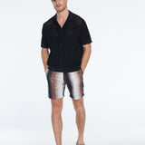 Dominic Brown Degraded Cotton Shorts | Moeva | Shorts | Each week unveils new pieces—luxury swimwear, fluid resort silhouettes, and elevated summer-to-evening essentials designed to carry you from coastal escapes to city nights.