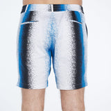 Dominic Blue Degraded Cotton Shorts | Moeva | Shorts | Each week unveils new pieces—luxury swimwear, fluid resort silhouettes, and elevated summer-to-evening essentials designed to carry you from coastal escapes to city nights.