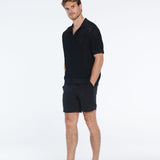 Dominic Black Cotton Shorts | Moeva | Shorts | Each week unveils new pieces—luxury swimwear, fluid resort silhouettes, and elevated summer-to-evening essentials designed to carry you from coastal escapes to city nights.