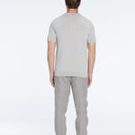 Oscar Grey Round Neck T-Shirt | Moeva | T-Shirt | Each week unveils new pieces—luxury swimwear, fluid resort silhouettes, and elevated summer-to-evening essentials designed to carry you from coastal escapes to city nights.