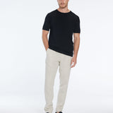 Enzo Beige Linen Straight-Leg Pants | Moeva | Men Pants | Each week unveils new pieces—luxury swimwear, fluid resort silhouettes, and elevated summer-to-evening essentials designed to carry you from coastal escapes to city nights.