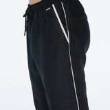 Joseph Black Linen Straight-Leg Pants | Moeva | Men Pants | Each week unveils new pieces—luxury swimwear, fluid resort silhouettes, and elevated summer-to-evening essentials designed to carry you from coastal escapes to city nights.