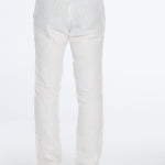 Joseph White Linen Straight-Leg Pants | Moeva | Pants | Each week unveils new pieces—luxury swimwear, fluid resort silhouettes, and elevated summer-to-evening essentials designed to carry you from coastal escapes to city nights.
