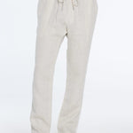 Joseph Nude Linen Straight-Leg Pants | Moeva | Pants | Each week unveils new pieces—luxury swimwear, fluid resort silhouettes, and elevated summer-to-evening essentials designed to carry you from coastal escapes to city nights.