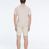 Johan Nude Cotton Polo Shirt | Moeva | Men Polo Shirts | Each week unveils new pieces—luxury swimwear, fluid resort silhouettes, and elevated summer-to-evening essentials designed to carry you from coastal escapes to city nights.