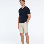 Johan Dark Blue Cotton Polo Shirt | Moeva | T-Shirt | Each week unveils new pieces—luxury swimwear, fluid resort silhouettes, and elevated summer-to-evening essentials designed to carry you from coastal escapes to city nights.
