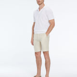 Johan White Cotton Polo Shirt | Moeva | Men Polo Shirts | Each week unveils new pieces—luxury swimwear, fluid resort silhouettes, and elevated summer-to-evening essentials designed to carry you from coastal escapes to city nights.