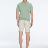 Johan Green Cotton Polo Shirt | Moeva | Men Polo Shirts | Each week unveils new pieces—luxury swimwear, fluid resort silhouettes, and elevated summer-to-evening essentials designed to carry you from coastal escapes to city nights.