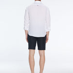 Marco Linen Black Shorts | Moeva | Shorts | Each week unveils new pieces—luxury swimwear, fluid resort silhouettes, and elevated summer-to-evening essentials designed to carry you from coastal escapes to city nights.