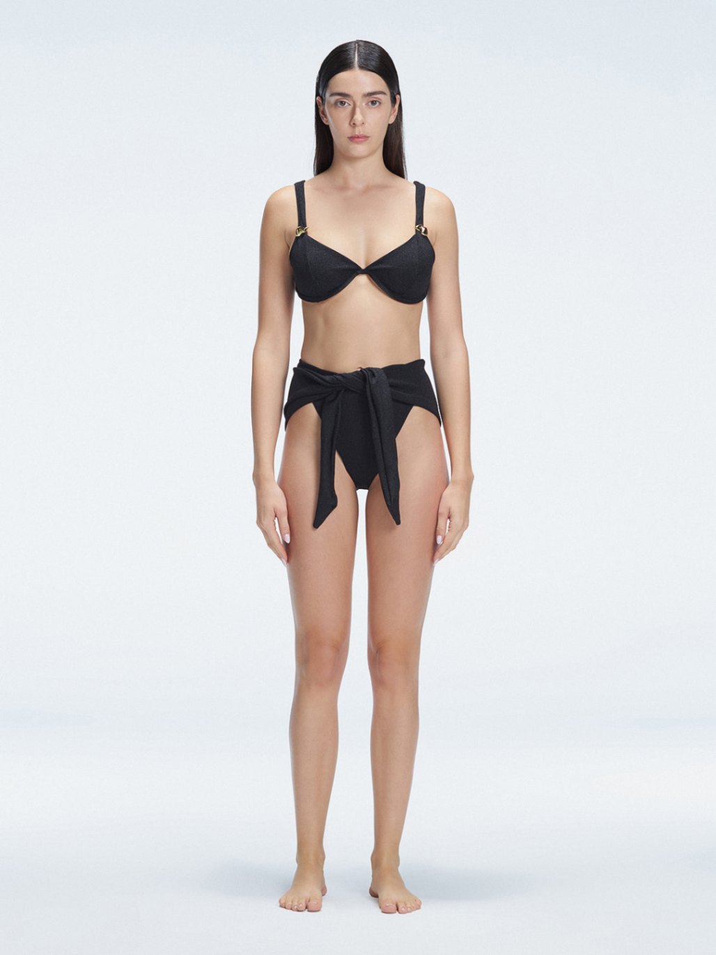 Madelyn Black Underwired Bikini Top | Moeva | Bikini Top | Each week unveils new pieces—luxury swimwear, fluid resort silhouettes, and elevated summer-to-evening essentials designed to carry you from coastal escapes to city nights.