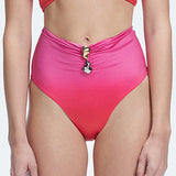 Meredith Gradient High Waist Satin Bikini Bottom | Moeva | Bikini Bottom | Each week unveils new pieces—luxury swimwear, fluid resort silhouettes, and elevated summer-to-evening essentials designed to carry you from coastal escapes to city nights.
