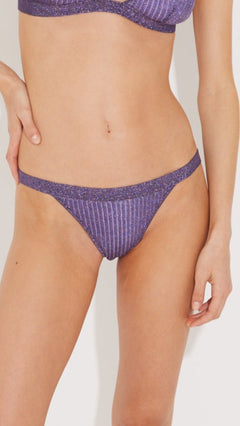 North Lilac Mid Coverage Knitted Bikini Bottom | Moeva | Bikini Bottom | Each week unveils new pieces—luxury swimwear, fluid resort silhouettes, and elevated summer-to-evening essentials designed to carry you from coastal escapes to city nights.