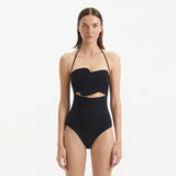 Adria Black Bandeu Swimsuit | Moeva | Swimsuit | Each week unveils new pieces—luxury swimwear, fluid resort silhouettes, and elevated summer-to-evening essentials designed to carry you from coastal escapes to city nights.
