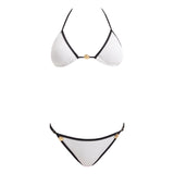 Zarya White Triangle Textured Mid Coverage Bikini Set | Moeva | | Each week unveils new pieces—luxury swimwear, fluid resort silhouettes, and elevated summer-to-evening essentials designed to carry you from coastal escapes to city nights.