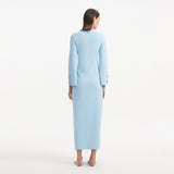 Nira Baby Blue Dress | Moeva | RTW Dresses | Each week unveils new pieces—luxury swimwear, fluid resort silhouettes, and elevated summer-to-evening essentials designed to carry you from coastal escapes to city nights.