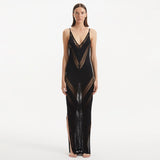 Mimi Black Knit Sleeveless Maxi Dress | Moeva | Dress | Each week unveils new pieces—luxury swimwear, fluid resort silhouettes, and elevated summer-to-evening essentials designed to carry you from coastal escapes to city nights.