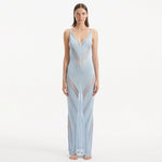 Mimi Baby Blue Knit Sleeveless Maxi Dress | Moeva | Dress | Each week unveils new pieces—luxury swimwear, fluid resort silhouettes, and elevated summer-to-evening essentials designed to carry you from coastal escapes to city nights.
