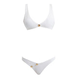 Aeron White V Neck Textured Mid Coverage Bikini Set | Moeva | | Each week unveils new pieces—luxury swimwear, fluid resort silhouettes, and elevated summer-to-evening essentials designed to carry you from coastal escapes to city nights.